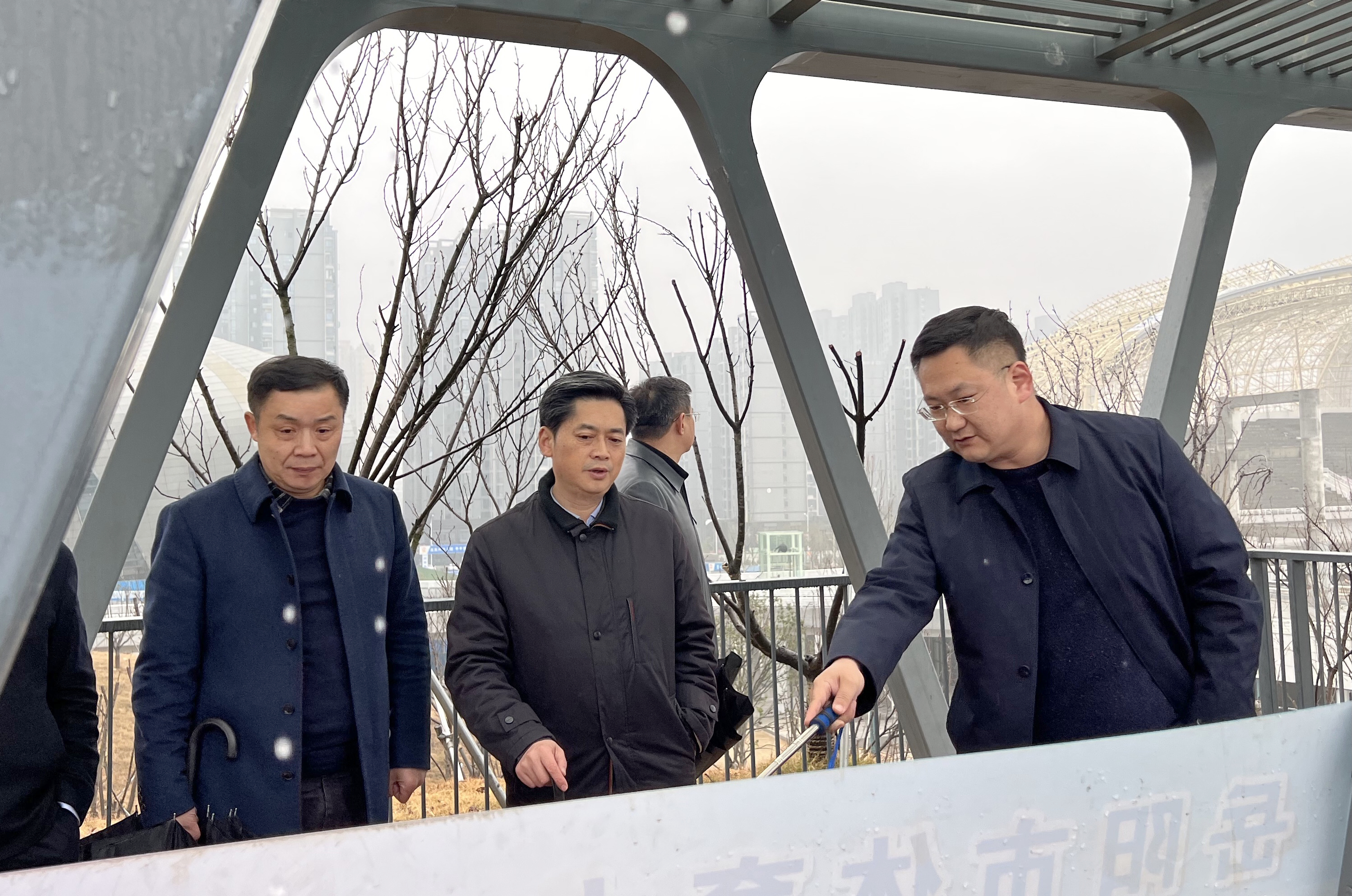 1月24日下午，趙岳平率隊調(diào)研省運(yùn)會場館建設(shè)工作.jpg